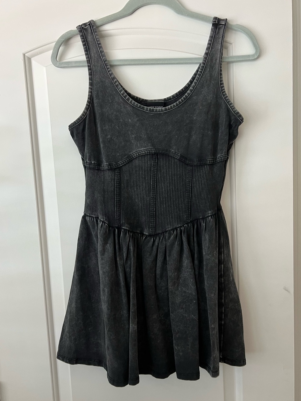Hot Topic Mini Dress Grunge Black Sleeveless